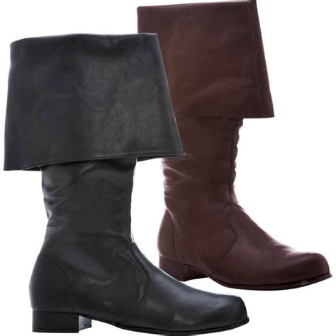 Leather Pirate Boots & Footwear